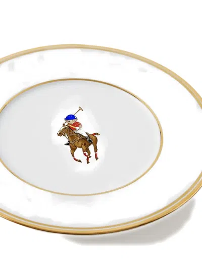 Ralph Lauren Polo Bear Plate And Bowl Set (set Of Four) In Multi