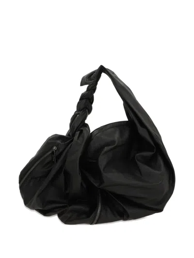 Discord Yohji Yamamoto Twisted-handle Shoulder Bag In Purple