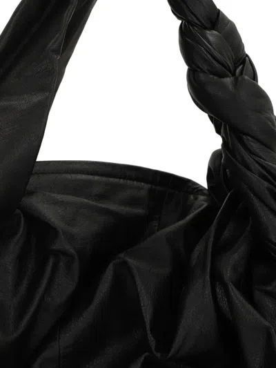 Discord Yohji Yamamoto Twisted-handle Shoulder Bag In Purple