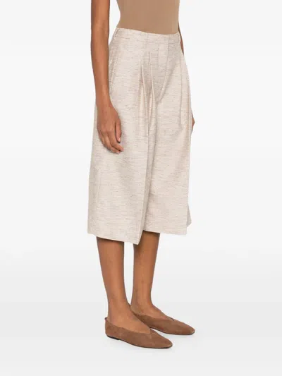 Mark Kenly Domino Tan Pennie Shorts In Brown