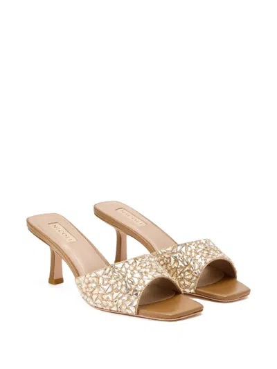 Nicoli 70mm Alastair Embellished Mules In Multi