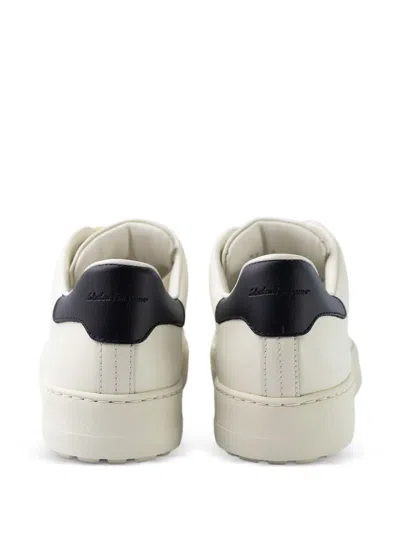 Ferragamo Perforated Heel Sneaker In Multi