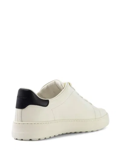 Ferragamo Perforated Heel Sneaker In Multi