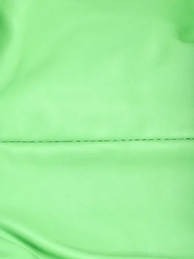 Pre-owned Bottega Veneta The Pouch Leather Teen Clutch Bag In Green