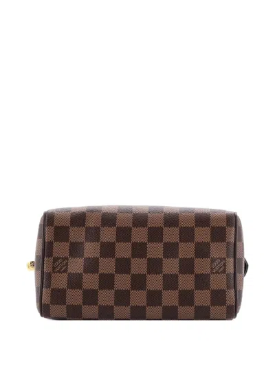 Pre-owned Louis Vuitton Speedy Bandouliere Bag Damier 20 Satchel In Brown