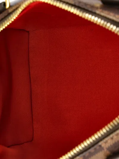 Pre-owned Louis Vuitton Speedy Bandouliere Bag Damier 20 Satchel In Brown