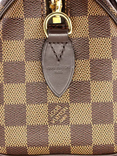 Pre-owned Louis Vuitton Speedy Bandouliere Bag Damier 20 Satchel In Brown