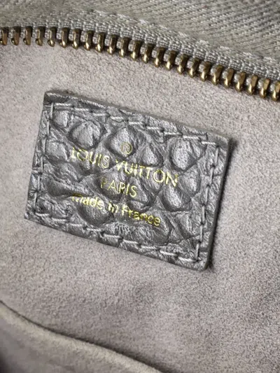 Pre-owned Louis Vuitton Neo Cabby Handbag Denim Mm Tote Bag In Gray