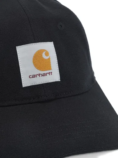 Carhartt Work In Progress Icon Adjustable Baseball Cap In Black