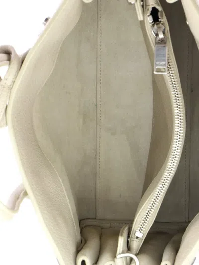 Pre-owned Saint Laurent Sac De Jour Souple Bag Leather Baby Satchel In Neutral