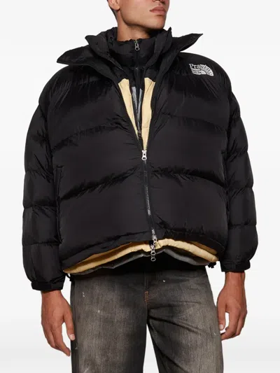 Praying Triple Puffer Jacket In Multi