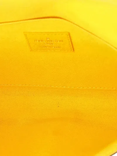 Pre-owned Louis Vuitton Felicie Pochette Limited Edition Vivienne Xmas Monogram Canvas Crossbody Bag In Brown