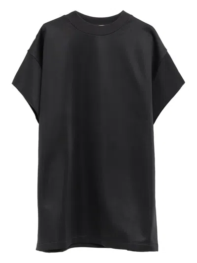 Essentials Number-detail T-shirt In Black