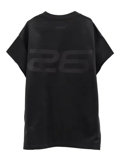Essentials Number-detail T-shirt In Black