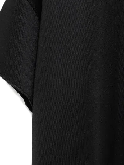 Essentials Number-detail T-shirt In Black