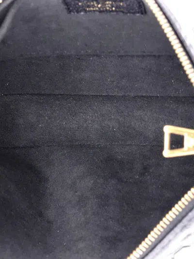 Pre-owned Louis Vuitton Multi Pochette Accessoires Monogram Empreinte Giant Crossbody Bag In Black