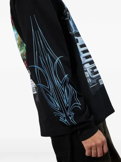 Pleasures Digital-print Long-sleeve Sweatshirt In Multi
