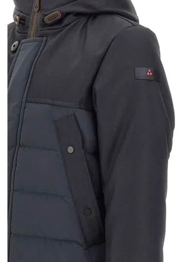 Peuterey Niall Hooded Padded Jacket In Blue