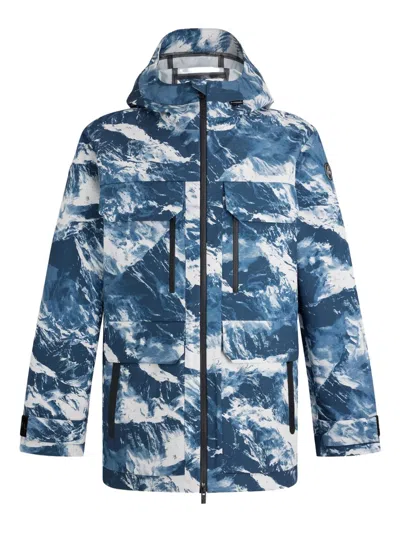 Fusalp Bromonz Hooded Pockets Ski Jacket In Multi