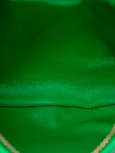 Pre-owned Bottega Veneta 2012-2025 Mini Nappa Intrecciato Jodie Hobo Bag In Green