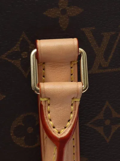 Pre-owned Louis Vuitton 2019 Monogram Soufflot Mm Satchel In Brown