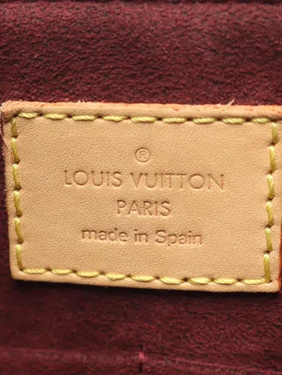 Pre-owned Louis Vuitton 2019 Monogram Soufflot Mm Satchel In Brown