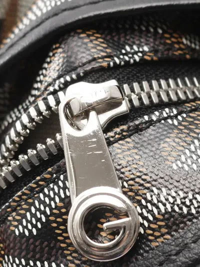 Pre-owned Goyard 2010-2025 Ine Boheme Hobo Shoulder Bag In Black