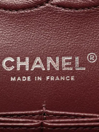 Pre-owned Chanel 2020 Medium Classic Caviar Double Flap Shoulder Bag In Black