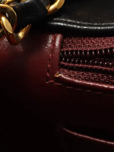 Pre-owned Chanel 2002-2003 Small Lambskin Diana Flap Shoulder Bag In Black