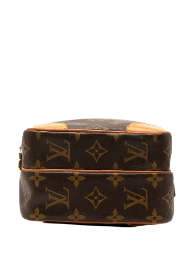 Pre-owned Louis Vuitton 2001 Monogram Amazone Crossbody Bag In Brown