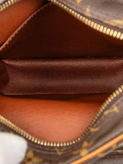 Pre-owned Louis Vuitton 2001 Monogram Amazone Crossbody Bag In Brown