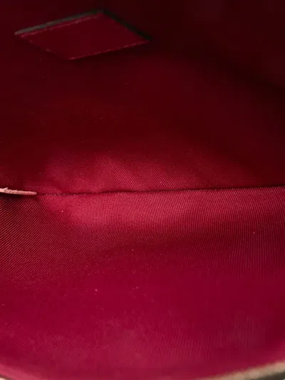 Pre-owned Louis Vuitton 2018 Monogram Etui Voyageur Pm Clutch Bag In Brown