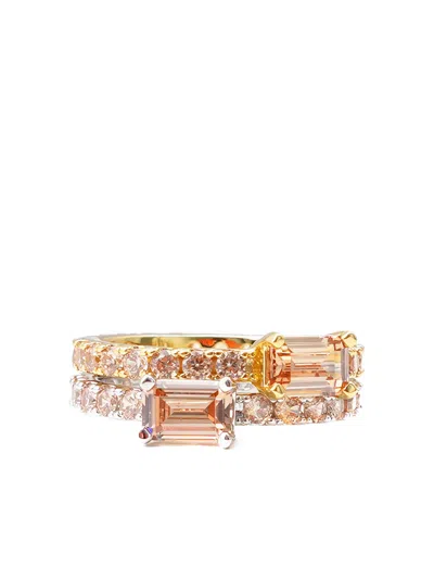 Izabel Display Ultra Slim Ring In Multi
