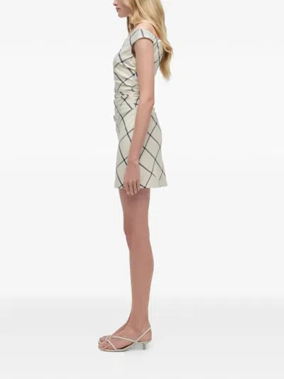 Simkhai Wells Off-shoulder Mini Dress In Neutral