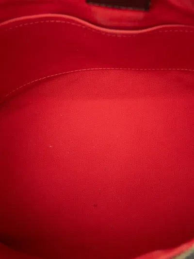 Pre-owned Louis Vuitton 2019 Damier Ebene Siena Mm Satchel In Brown