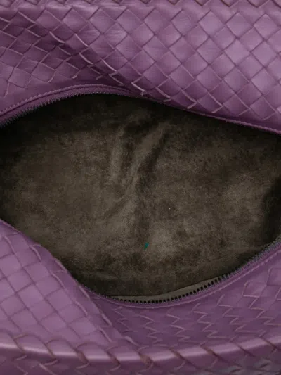 Pre-owned Bottega Veneta 2012-2025 Nappa Intrecciato Brick Tote Bag In Purple