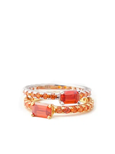 Izabel Display Ultra Slim Ring In Multi