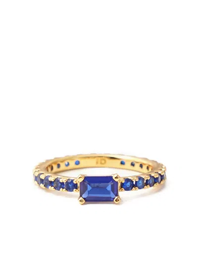 Izabel Display Ultra Slim Ring In Blue