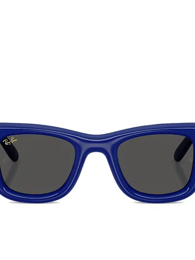 Ray Ban Ray-ban 47mm Small Square Sunglasses In Blue