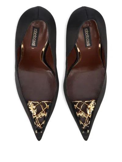 Roberto Cavalli Leaf-detail Pumps In Multi