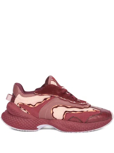 Roberto Cavalli Colour-block Panelled Sneakers In Multi