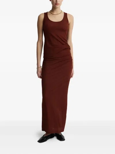 Anna Quan Nala Tank Top In Burgundy