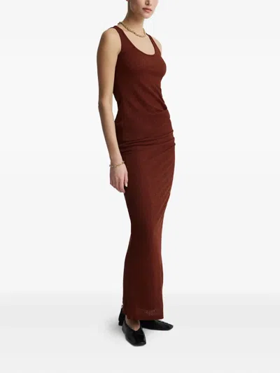 Anna Quan Nala Tank Top In Burgundy