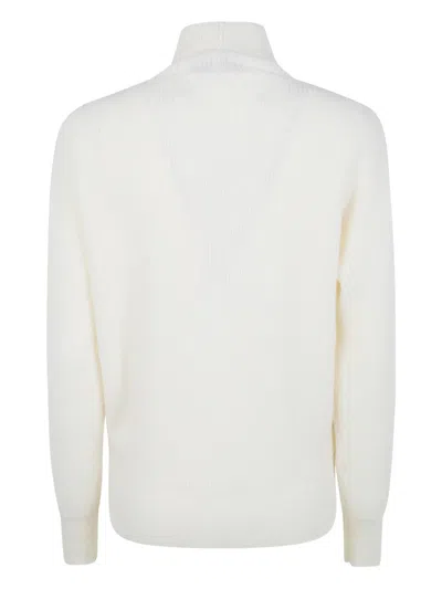 Fabiana Filippi Sequin-embellished Turtleneck Sweater In Neutral