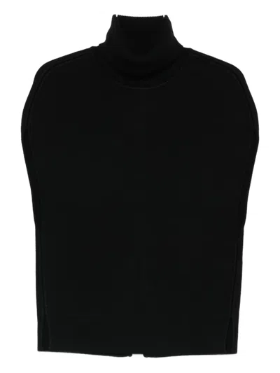 Totême Double-knit Vest In Black