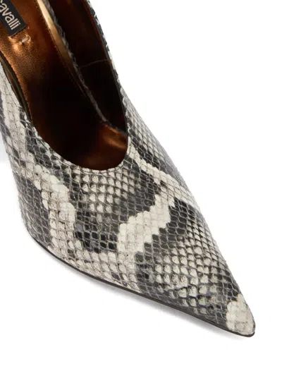 Roberto Cavalli Pumps With Python Print In Animal Print