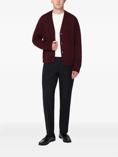 Santaniello Regular Pantalone Trousers In Black