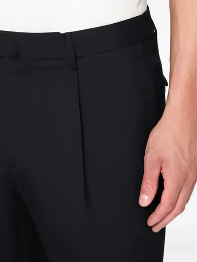 Santaniello Regular Pantalone Trousers In Black