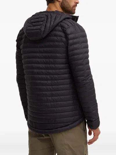 Helly Hansen Hooded Padded Jacket In Black