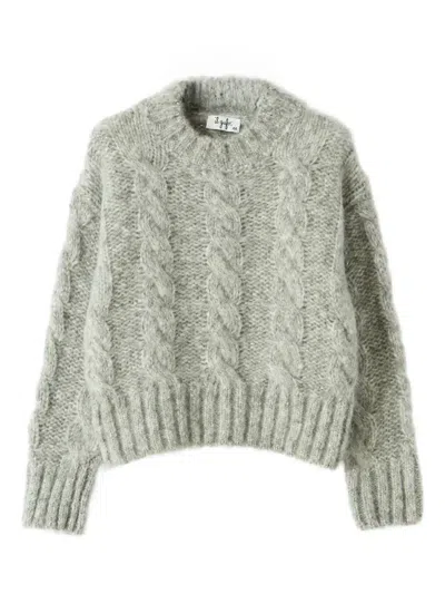 Il Gufo Cable-knit Sweater In Green